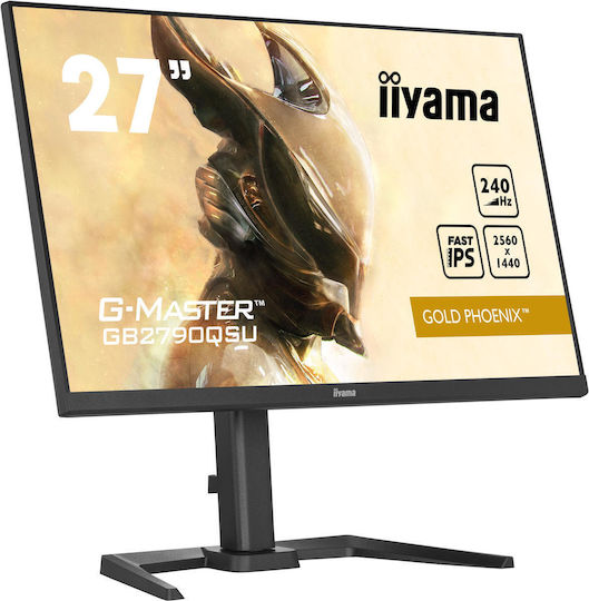 Iiyama G-Master GB2790QSU-B5 Gold Phoenix IPS HDR Gaming Monitor 27" QHD 2560x1440 240Hz view 6