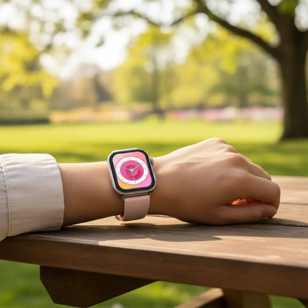 Hoco Y32 Smartwatch with Heart Rate Monitor (Pink) view 7