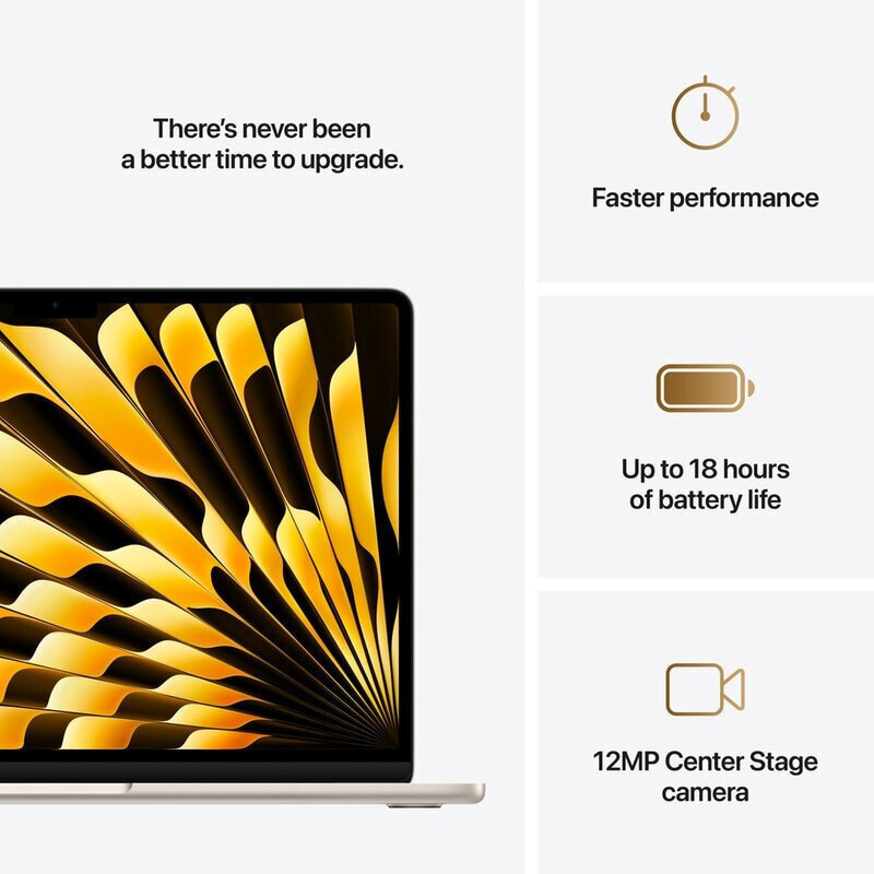 Apple MacBook Air 13.6 IPS Retina Display M4 10-Core 24GB 512GB SSD 10-Core GPU With Charger 35W Dual Port Starlight International English Keyboard vue 2