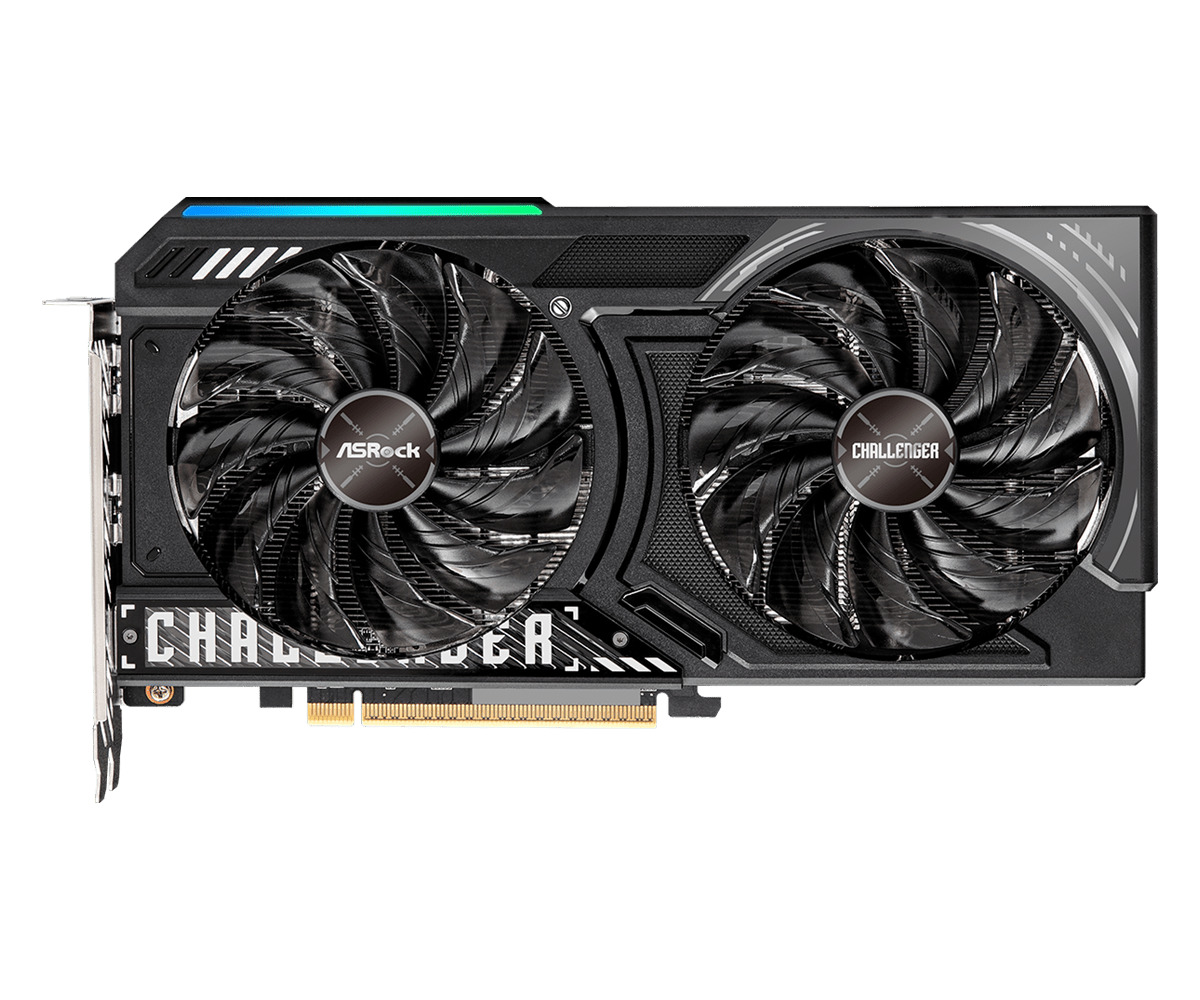 ASRock Radeon RX 9060 XT 16GB GDDR6 Challenger OC Graphics Card 90-GA5QZZ-00UANF view 3