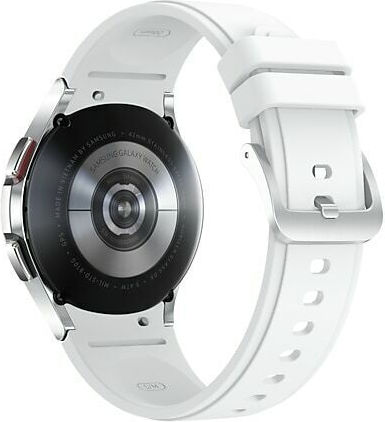 Samsung Galaxy Watch4 Classic Bluetooth Stainless Steel 42mm Waterproof with Heart Rate Monitor (Silver) view 3