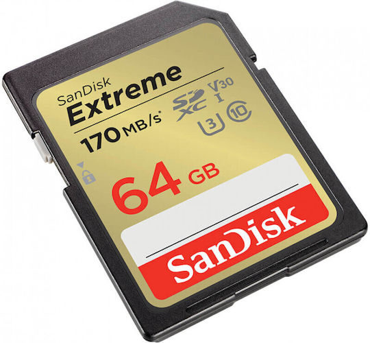 Sandisk Extreme SDXC 64GB Class 10 U3 V30 UHS-I view 5