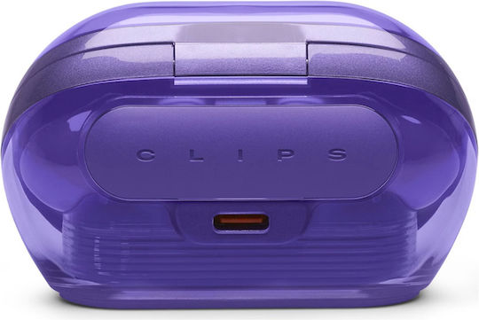 JBL Soundgear Clips Open Ear Bluetooth Handsfree Headphones with Sweat Resistance and Charging Case Purple view 6