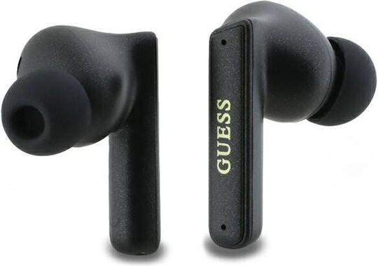 Guess Printed Logo In-ear Bluetooth Handsfree Earphones Black view 3