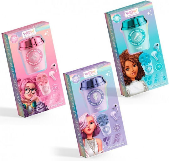 WOW Generation In-ear Bluetooth Handsfree Earphones with Charging Case Turquoise view 3