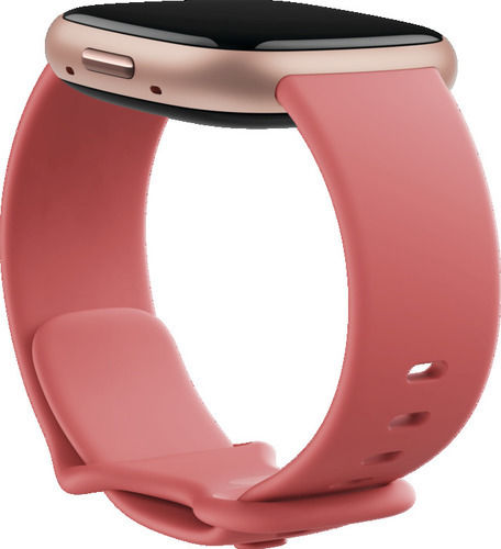 Fitbit Versa 4 Aluminium Waterproof Smartwatch with Heart Rate Monitor (Pink Sand/Copper Rose) view 3