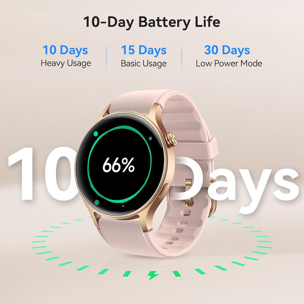 AEAC AR01 43mm Smartwatch (Pink) view 7