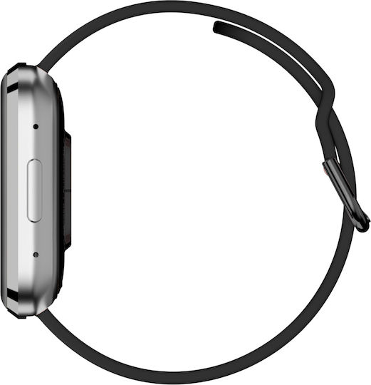 Garett GRC STYLE Smartwatch with Heart Rate Monitor (Silver and Black) view 5