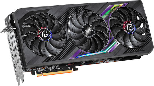 ASRock Radeon RX 7700 XT 12GB GDDR6 Phantom Gaming OC Graphics Card view 3