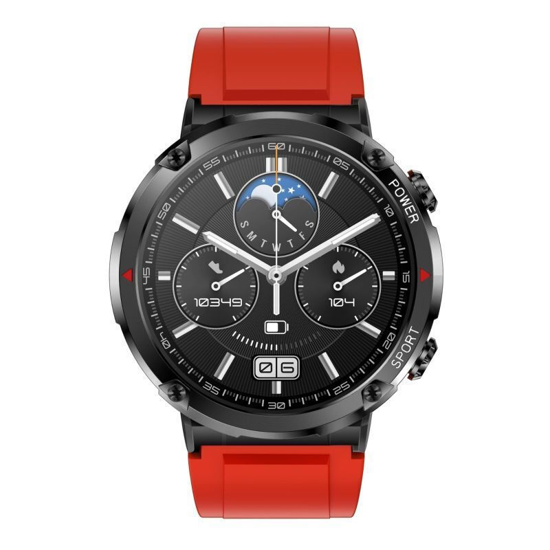 Smartwatch Gravity Men's Smartwatch Gravity Gt21-6 Bk Rd Bk vy 3
