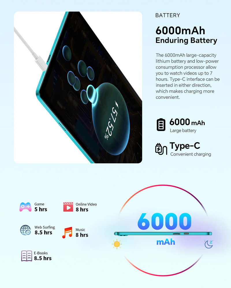 Teclast P33 10.1Inches Tablet (3GB/64GB) Blue view 3