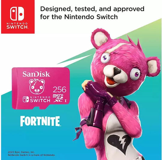 Sandisk Nintendo Switch Fortnite Edition microSDXC 256GB UHS-I view 3