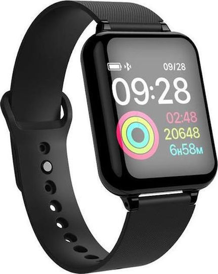 B57 Smartwatch with Heart Rate Monitor (Black)