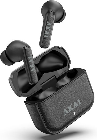 Akai Proffesional BTE-J700 In-ear Bluetooth Handsfree Earphones with Charging Case Black view 3