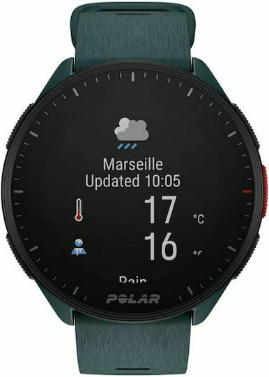 Polar Pacer 45mm Smartwatch with Heart Rate Monitor (Deep Teal) view 4