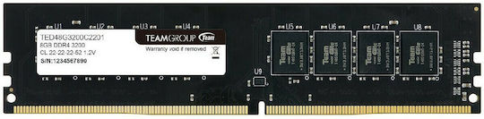 TeamGroup Elite DDR4 with Module 1x8GB and Speed 3200 for Desktop TED48G3200C2201 view 1
