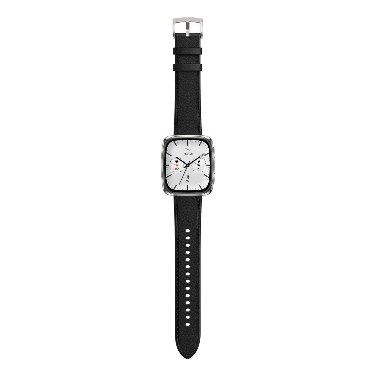 Amazfit Active 2 Square Stainless Steel 43mm Waterproof Smartwatch with Heart Rate Monitor (Black) Ansicht 7
