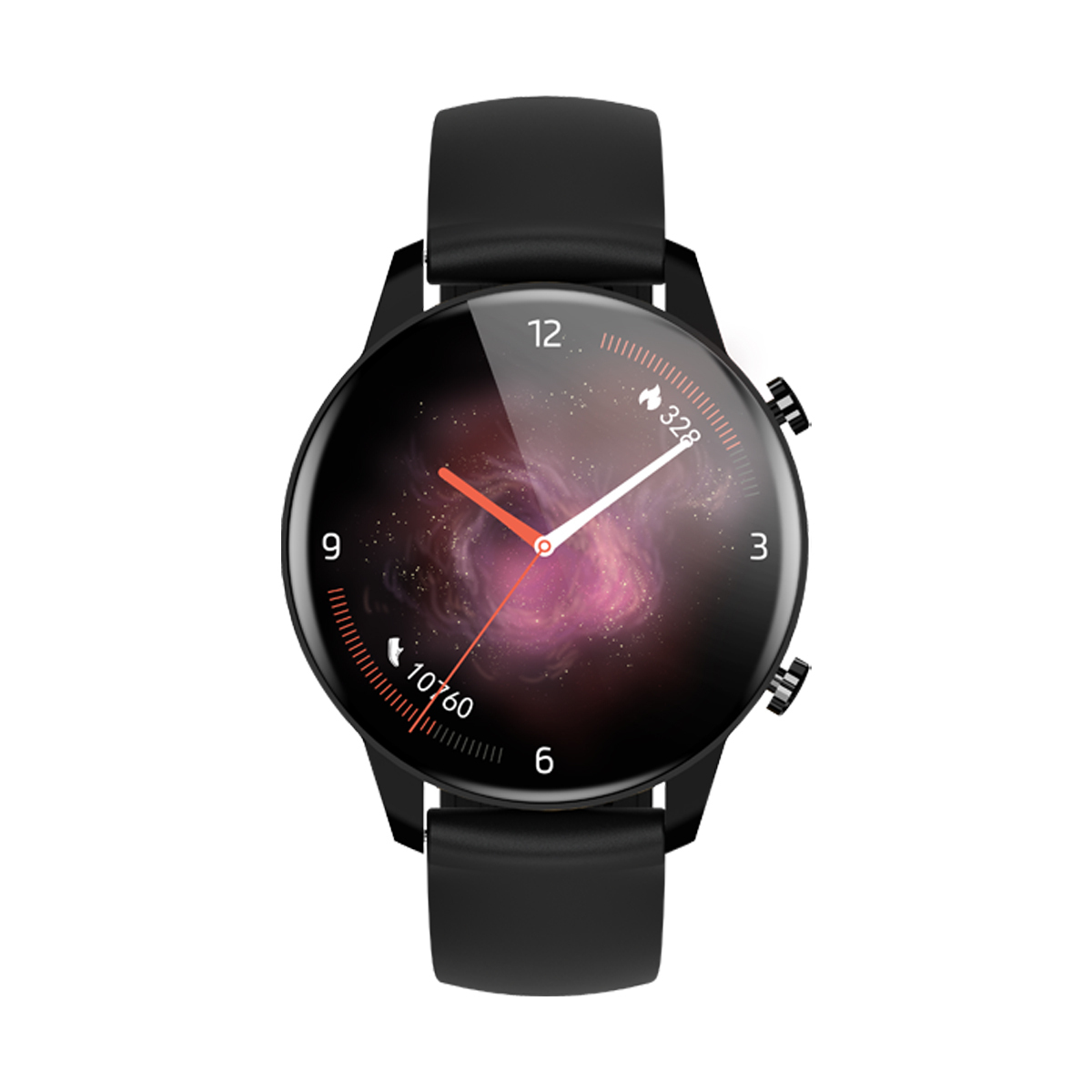 Omega FiT Aluminium Smartwatch with Heart Rate Monitor (Black) view 2