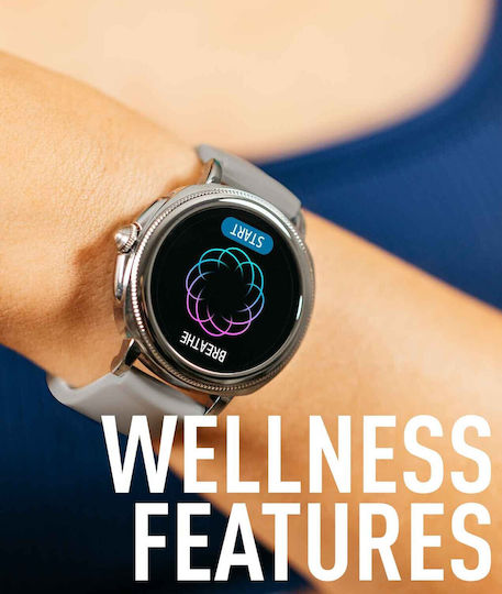 Reflex Active Series 25 Smartwatch with Heart Rate Monitor (Silver) vue 3