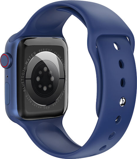 Wiwu SW01 Aluminium Smartwatch with Heart Rate Monitor (Blue) view 2