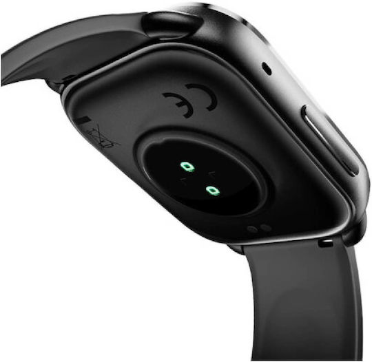QCY Gs S6 Smartwatch with eSIM and Heart Rate Monitor (Black) view 3