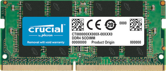 Crucial DDR4 with Module 1x8GB and Speed 3200 for Laptop CT8G4SFRA32A vue 2