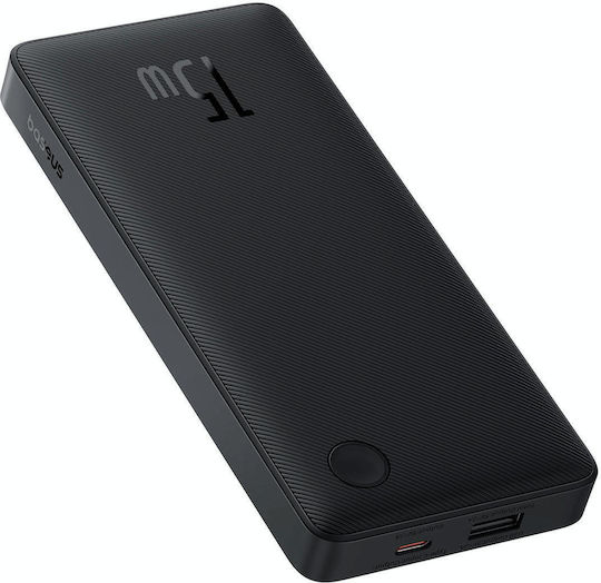 Baseus Air Lite Power Bank 10000mAh 15W with USB-A Port and USB-C Port Black view 2