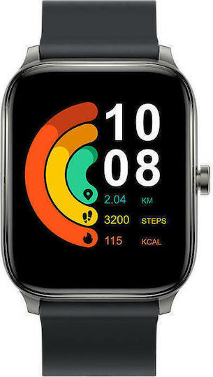 Haylou GST 43mm Smartwatch with Heart Rate Monitor (Black)