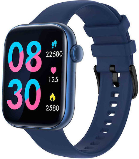Tekday 656508 Smartwatch with Heart Rate Monitor (Blue)