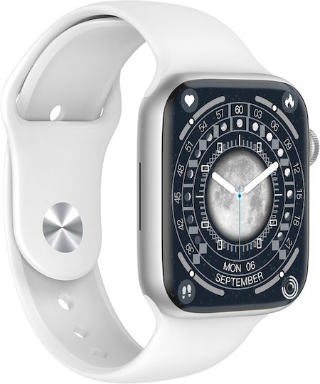 Wiwu SW01 Pro Aluminium Smartwatch with Heart Rate Monitor (Silver) view 2