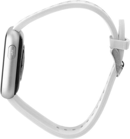 Morellato M-01 Stainless Steel Smartwatch with Heart Rate Monitor (White) view 4