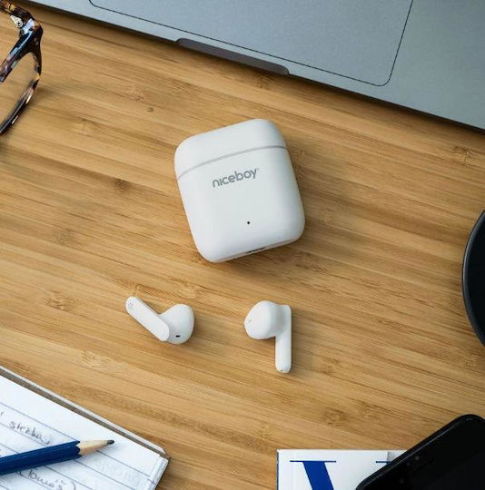 Niceboy HIVE Beans In-ear Bluetooth Handsfree Earphones with Sweat Resistance and Charging Case White view 8
