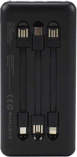 Awei P129K Solar Power Bank 10000mAh with 2 USB-A Ports Black vue 7