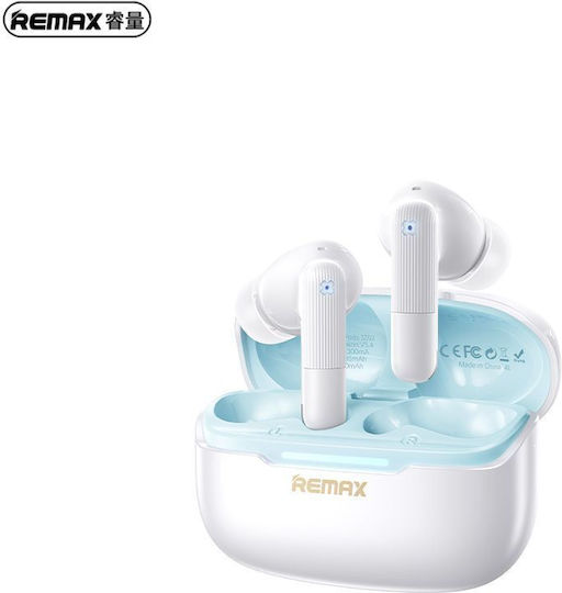 Remax JZ02 Cozypods In-ear Bluetooth Handsfree Earphones with Charging Case White view 1