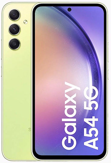 Samsung Galaxy A54 5G Dual SIM (8GB/128GB) Awesome Lime view 1