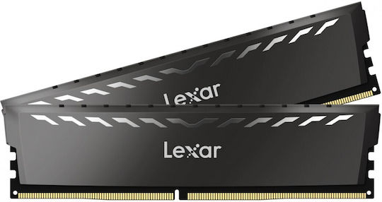 Lexar Thor Gaming DDR4 32GB RAM with 2x16GB Modules and Speed 3200 for Desktop LD4BU016G-R3200GDXG