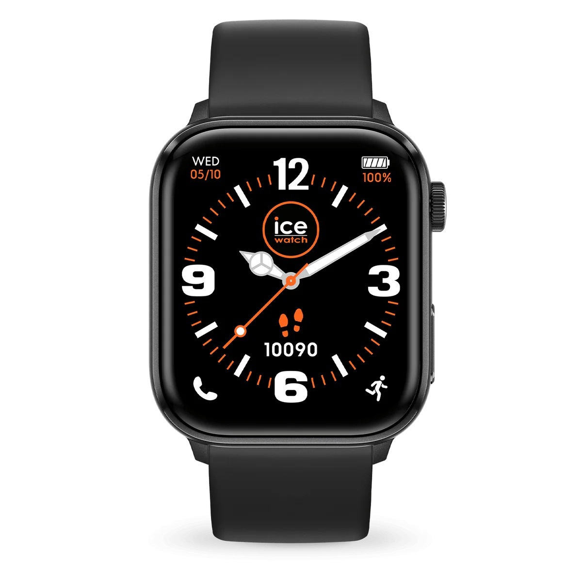 Ice Smart 2.0 45mm Smartwatch with Heart Rate Monitor (Black)