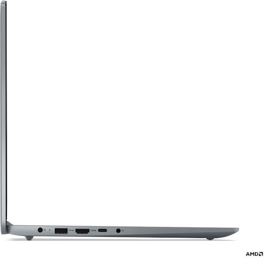 Lenovo IdeaPad Slim 3 15ABR8 15.6" IPS FHD (Ryzen 3-7330U/8GB/512GB SSD/W11 S) Arctic Grey (GR Keyboard) view 6