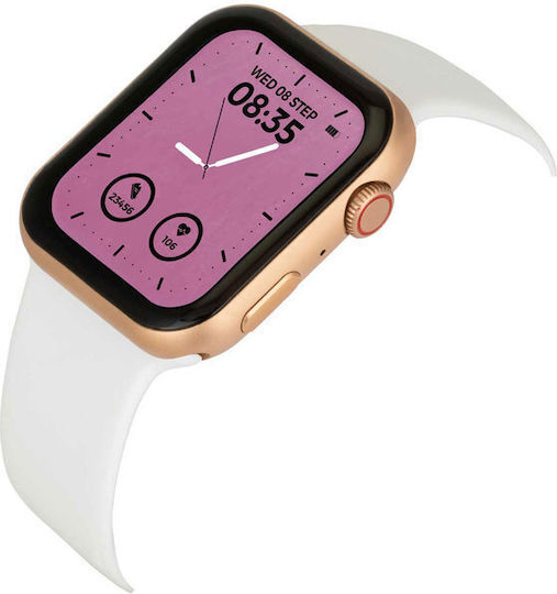 Thorton Klok 45mm Smartwatch (Gold White) view 2
