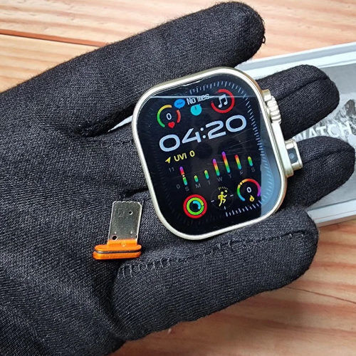 X8 Ultra Max 49mm Smartwatch with Heart Rate Monitor (Orange) view 5