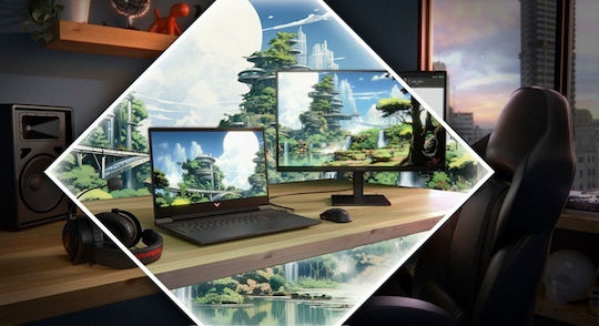 HP Victus 16-s1023dx 16.1" IPS FHD 144Hz (Ryzen 7-8845HS/16GB/512GB SSD/GeForce RTX 4070/W11 Home) Blue (US Keyboard) view 5