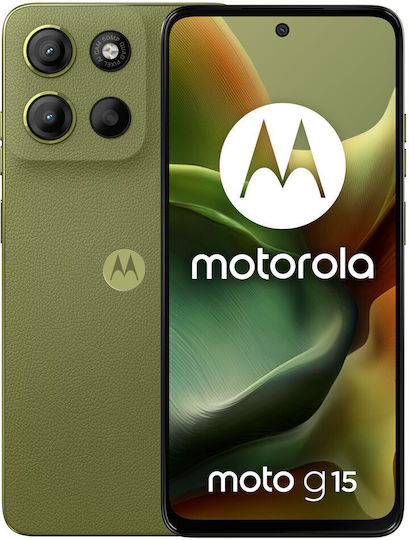 Motorola Moto G15 Dual SIM (8GB/128GB) Iguana Green view 3