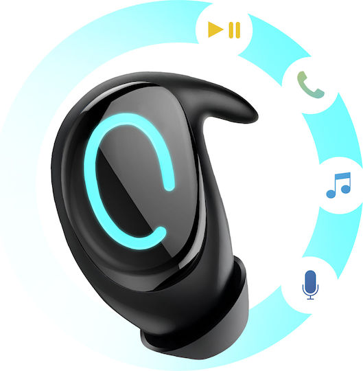 Avizar In-ear Bluetooth Handsfree Earphones Black view 3