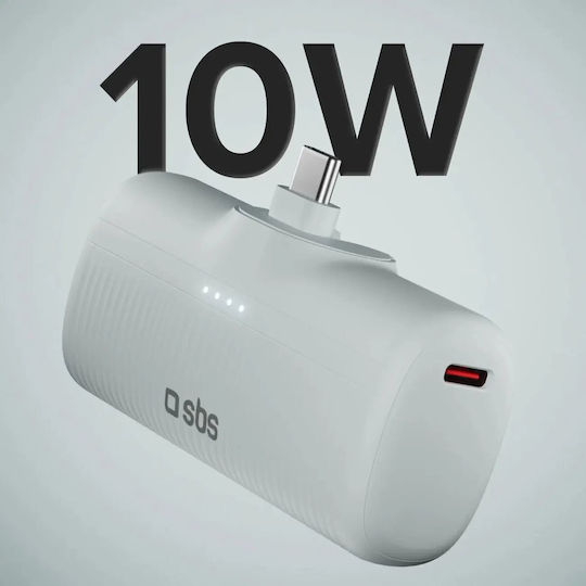 SBS Ecopower 5000mAh 10W Gray view 2