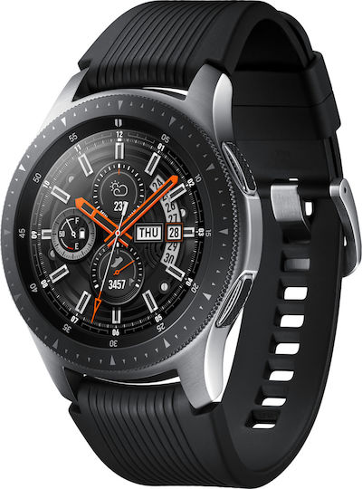Samsung Galaxy Watch Aluminium 46mm Waterproof with Heart Rate Monitor (Silver) view 3