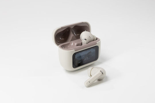 AGM Buds 9 Bluetooth Handsfree Earphones with Sweat Resistance and Charging Case Beige vista 3