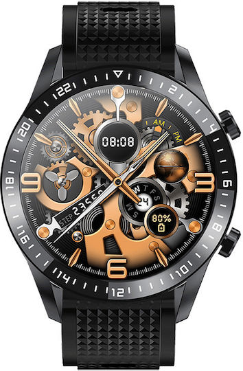 DAS.4 SL13 Smartwatch with Heart Rate Monitor (Black) view 2
