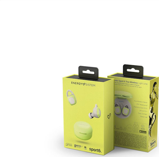 Energy Sistem Sport 6 In-ear Bluetooth Handsfree Earphones with Sweat Resistance and Charging Case Yellow vue 7