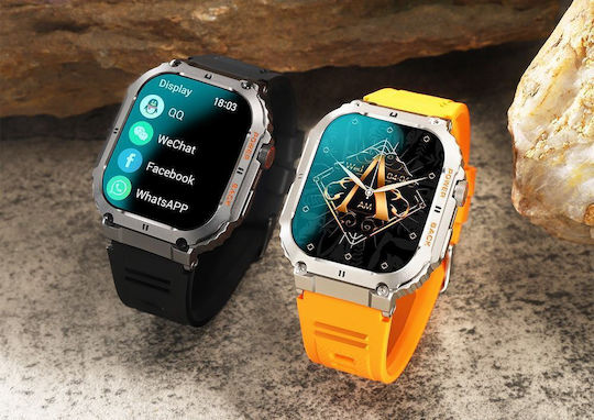 Gravity Gt6-4 42mm Smartwatch with Heart Rate Monitor (Multicolour) vue 3
