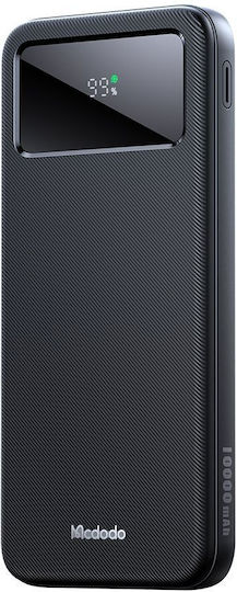 Mcdodo MC-4220 Power Bank 10000mAh 22.5W with 2 USB-A Ports and USB-C Port Black view 2